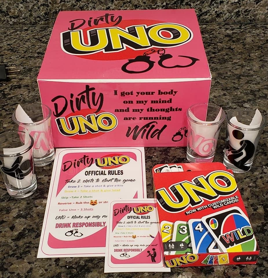 Adult Uno Compatible Dirty Uno Drinking Card Game 